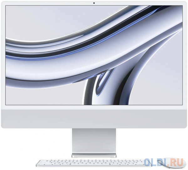 Моноблок Apple iMac A2874 24″ 4.5K M3 8 core (4) 16Gb SSD256Gb 8 core GPU macOS WiFi BT 143W клавиатура мышь Cam серебристый 4480x2520 4346877383