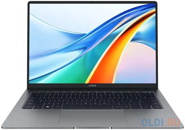 Ноутбук HONOR MagicBook X14 Ryzen 5 7640HS/16Gb/SSD512Gb/14.0″/IPS/WQXGA/NoOS/grey(5301AKAU) 4346877588