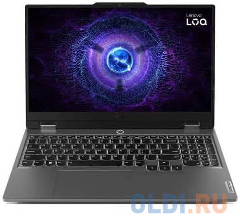 Ноутбук LENOVO LOQ 15IRX9 15.6″ 1920x1080/Intel Core i7-13650HX/RAM 16Гб/SSD 1Тб/RTX 4050 6Гб/ENG|RUS/Windows 11 Home 2.38 кг 83DV00J8IN