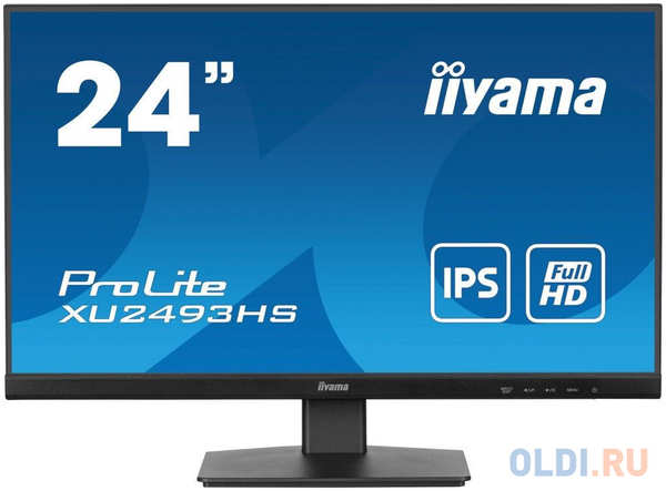 LCD IIYAMA 23.8'' XU2493HS-B6 черный {IPS 1920x1080 100Hz 250cd HDMI DisplayPort M/M} 4346878243