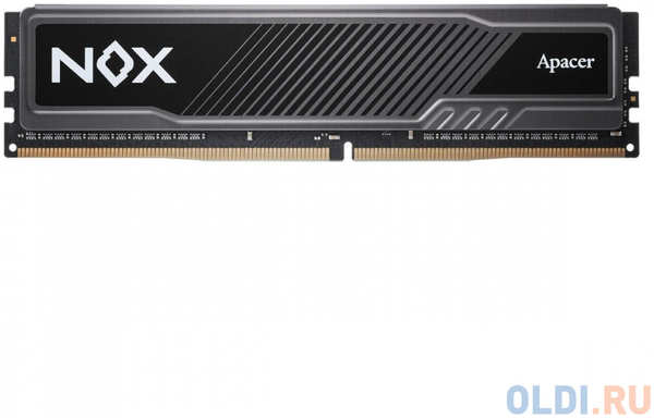 Оперативная память для компьютера Apacer NOX Black DIMM 8Gb DDR4 3200 MHz AH4U08G36C25YMBAA-1 4346878353