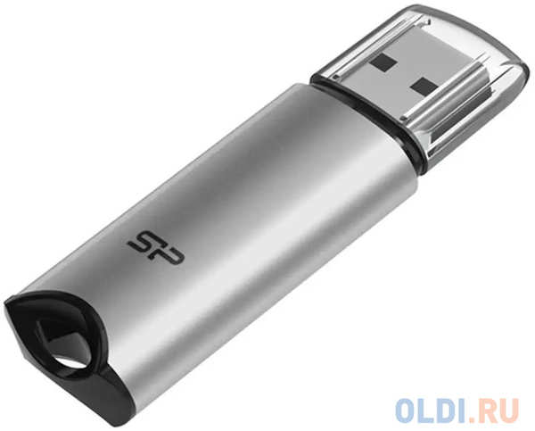 Флеш Диск Silicon Power 256GB Marvel M02 SP256GBUF3M02V1S USB3.0 серебристый 4346878385