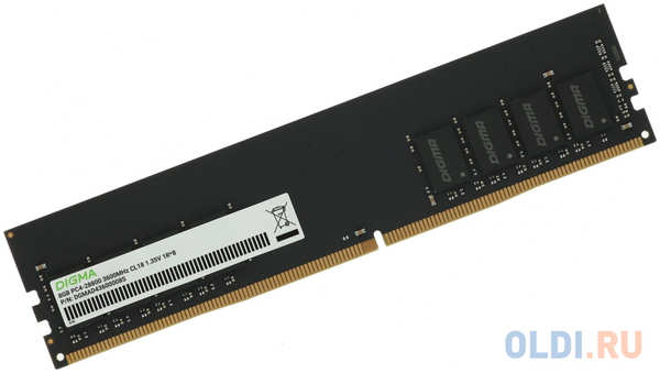 Оперативная память для компьютера Digma DGMAD43600008S DIMM 8Gb DDR4 3600 MHz DGMAD43600008S 4346878480