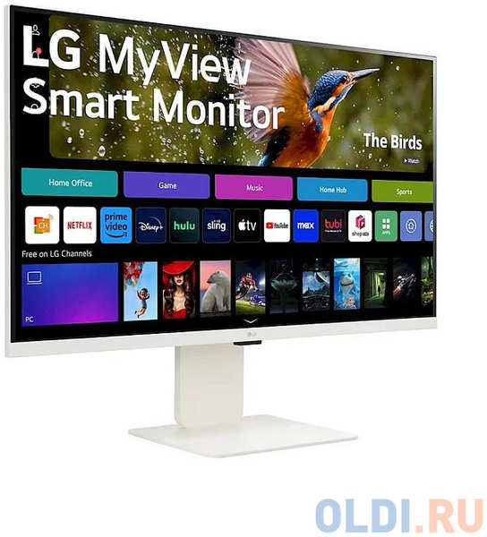 Монитор LG 31.5″ MyView 32SR83U-W белый IPS LED 16:9 HDMI M/M матовая HAS 400cd 178гр/178гр 3840x2160 60Hz UHD USB 7.7кг 4346878573