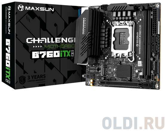 Материнская плата Maxsun Challenger B760ITX D5 4346878675