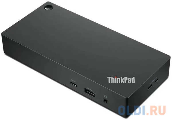 Док-станция/ Lenovo ThinkPad Universal USB-C Dock (1x Gigabit Ethernet, 3x USB3.1, 2x USB2.0, 1x USB-C, 2x DP, 1x HDMI, 90W PSU) (2 pin PSU) 4346878764