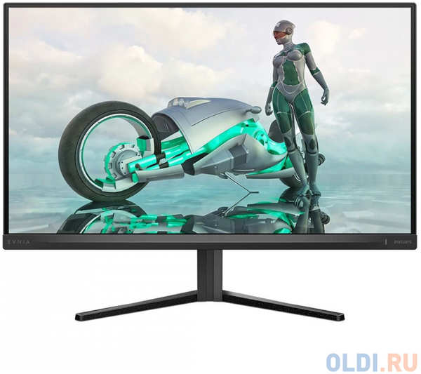 Philips Монитор LCD 27'' 16:9 1920х1080(FHD) IPS, nonGLARE, 180 Hz, 300 cd/m2, H178°/V178°, 1000:1, 80M:1, 16.7M, 1ms, 2xHDMI, DP, Tilt, Speakers, 3 4346878813