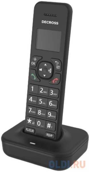 Р/Телефон Dect Decross DC1102B черный АОН 4346880936