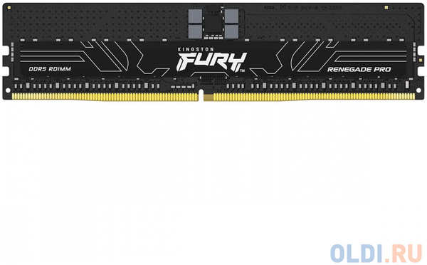 Модуль памяти Kingston 16GB DDR5 4800 FURY Renegade Pro RDIMM Black PnP ECC Registered DIMM (Single Module) 1RX8 36-38-38 1.1V 288-pin 16Gbit 4346881449