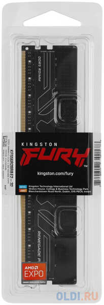 Модуль памяти Kingston 32GB DDR5 5600 FURY Renegade Pro RDIMM EXPO ECC Registered DIMM (Single Module) 2RX8 28-34-34 1.35V 288-pin 16Gbit