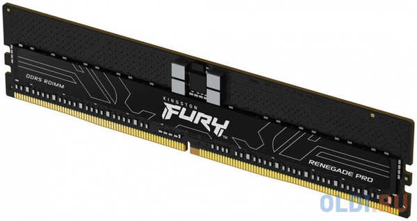 Модуль памяти Kingston 16GB DDR5 6400 FURY Renegade Pro RDIMM Black EXPO ECC Registered DIMM (Single Module) 1RX8 32-39-39 1.4V 288-pin 16Gbit 4346881480