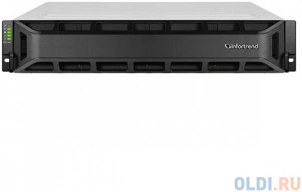 Сетевой накопитель Infortrend GSe 2012T-D 2U/12bay, High IOPS solution, supports NAS, block, object storage and cloud gatew ay, Single controller subs