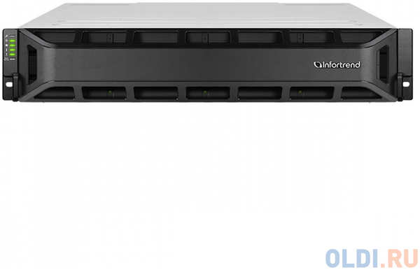 Сетевой накопитель Infortrend GSe 30123-D G3 2U/12bay, supports NAS, SAN, object protocol and cloud gateway, single controller subsystem including 2x1