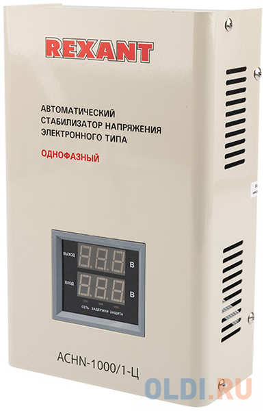 REXANT Стабилизатор напряжения настенный АСНN-1000/1-Ц 11-5017