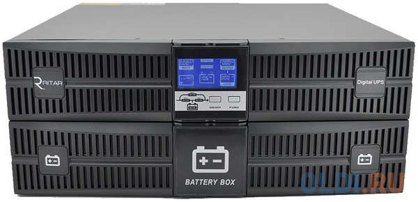 INVT Rack type online UPS 10kVA / 10kW, установлено 16 x 12V*9Ah батарей, возможность подключения внешних АКБ/ INVT Rack type online UPS 10 kVA, возмо