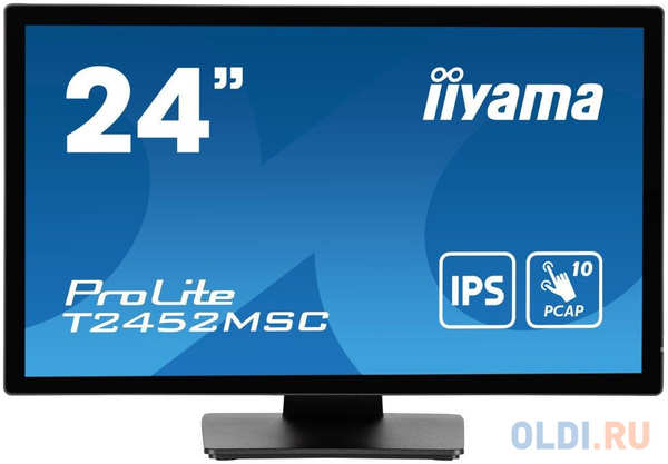 Монитор 23.8″ iiYama ProLite T2452MSC-B1