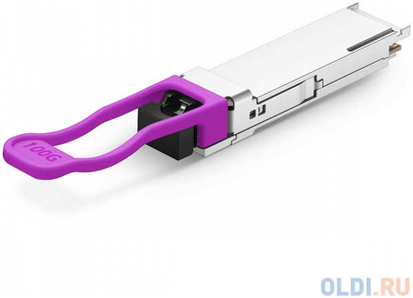 Трансивер CISCO 100G QSFP28 Transceiver 100G ER-Lite, 25km SMF, duplex, LC, 1310nm, G.652, Purple LC, 100m OM4 MMF, QSFP-40/100-SRBD= 4346889744