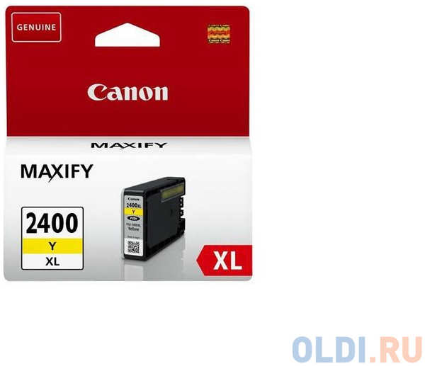 Картридж Canon PGI-2400XL Y 1500стр