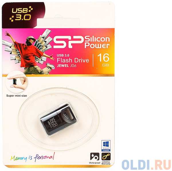 Внешний накопитель 16GB USB Drive <USB 3.0 Silicon Power Jewel J06 (SP016GBUF3J06V1D)