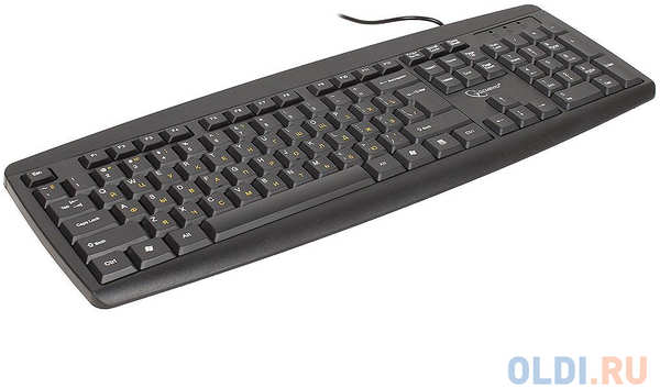 Клавиатура Gembird KB-8351U-BL, черный, USB, 104 клавиши 434707426