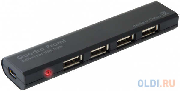 Универсальный USB разветвитель Quadro Promt USB 2.0, 4 порта Defender 434707476