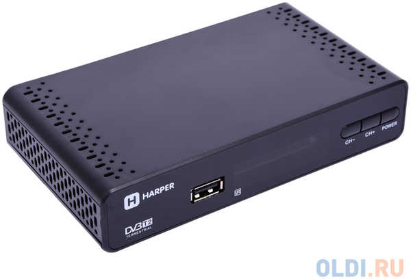 Цифровой телевизионный DVB-T2 ресивер HARPER HDT2-1513 Черный, Full HD, DVB-T, DVB-T2, поддержка внешних жестких дисков 434716474