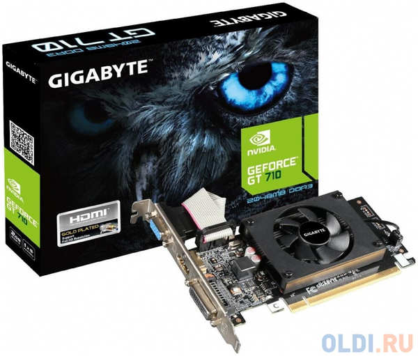 Видеокарта GigaByte GeForce GT 710 GV-N710D3-2GL 2048Mb 434716738