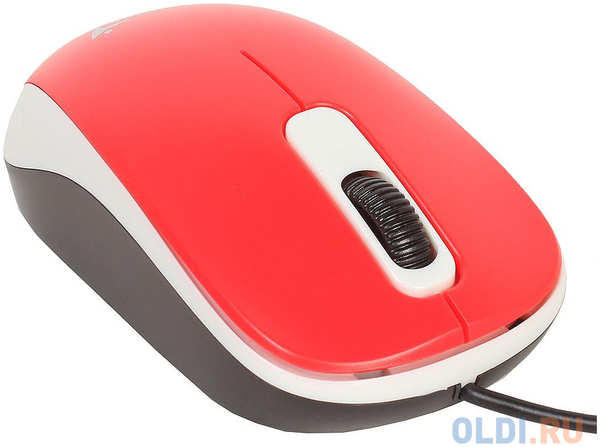 Мышь Genius DX-110 красный, оптическая, 1000 dpi, 3 кнопки, USB 434726242
