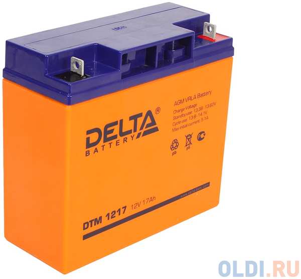 Аккумулятор Delta DTM 1217 12V17Ah 434734347