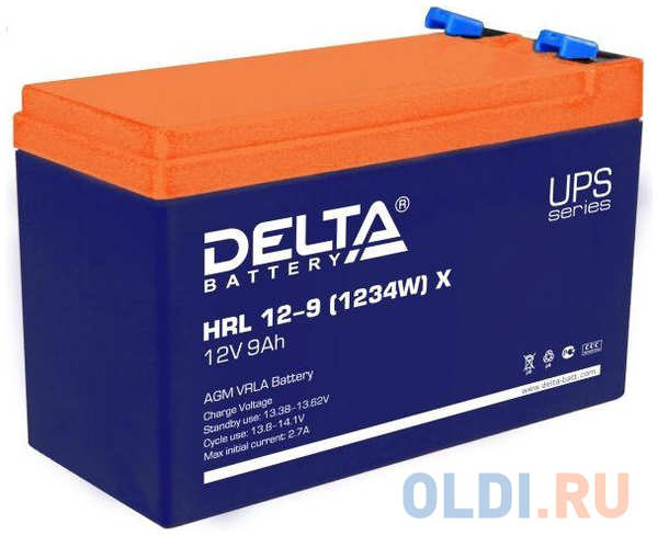 Delta HRL 12-9 X (9А\\ч, 12В) свинцово- кислотный аккумулятор