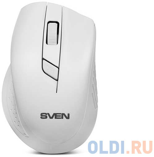 Беспроводная мышь SVEN RX-325 Wireless белая, 4 клавиши, эргономичная форма, блистер 434781444