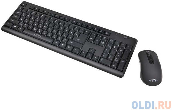 Клавиатура + мышь Oklick 270M kb:black mou:black USB cordless 434795022