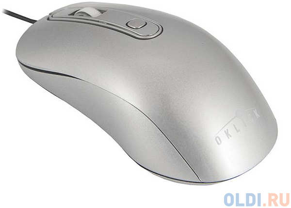 Мышь Oklick 155M silver optical (1600dpi) USB (3but) 434795156