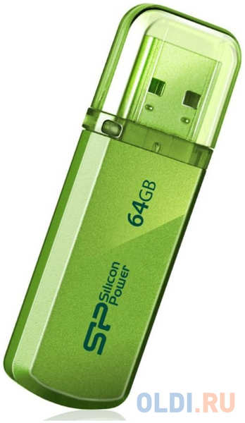 Флешка USB 64GB Silicon Power Helios 101 SP064GBUF2101V1N зеленый 434796817