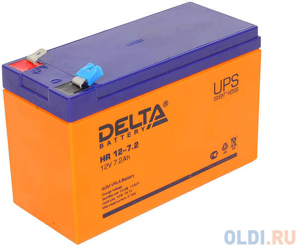 Аккумулятор Delta HR 12-7.2 12V7.2Ah 434796838