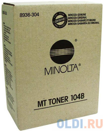 Тонер Konica Minolta MT-104B для EP-1054/1085/2030 черный 4348041936