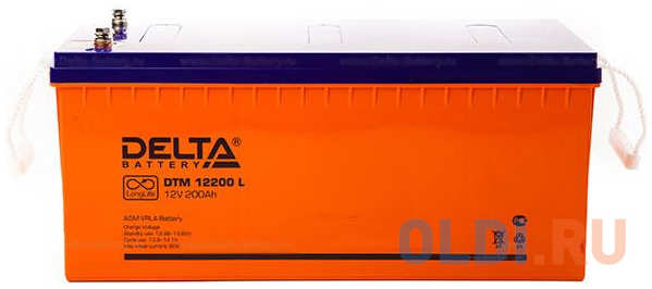 Батарея Delta DTM 12200 L 200Ач 12B 4348065524