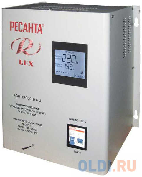 Стабилизатор напряжения Ресанта АСН-12000Н/1-Ц Lux 4348319729