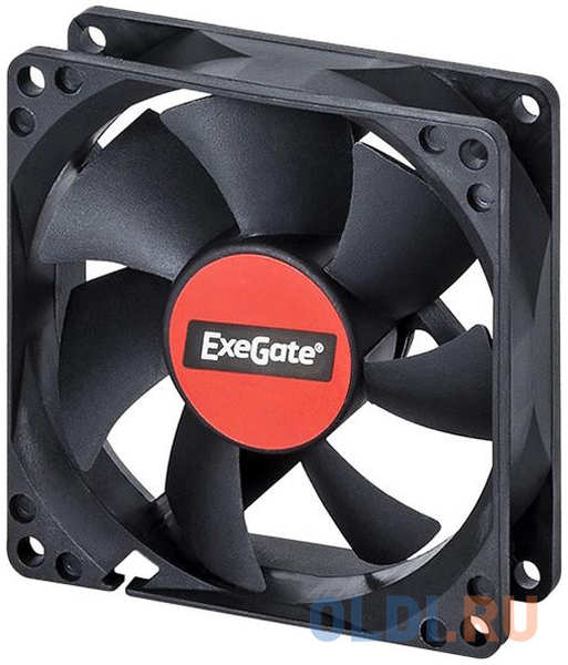 Exegate EX283383RUS Вентилятор ExeGate ExtraPower EP09225S3P, 92x92x25 мм, подшипник скольжения, 3pin, 2200RPM, 24dBA