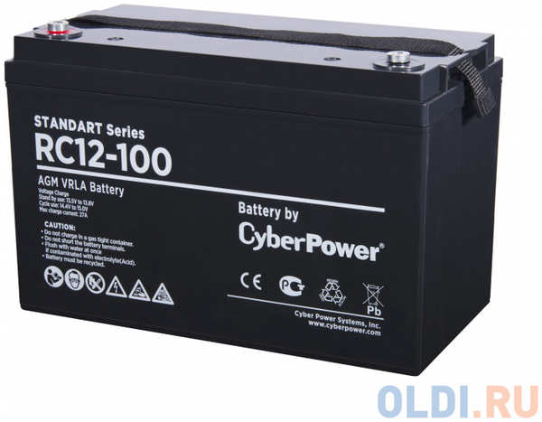 Аккумуляторная батарея Battery CyberPower Standart series RC 12-100 / 12V 100 Ah