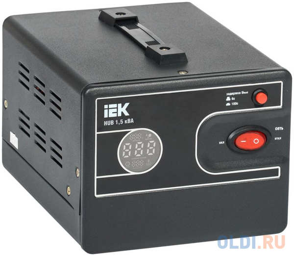 Стабилизатор напряжения IEK IVS21-1-D15-13 2 розетки 4348335557