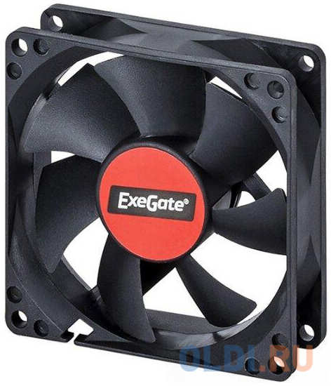 Exegate EX283373RUS Вентилятор ExeGate ExtraSilent ES08015S3P, 80x80x15 мм, подшипник скольжения, 3pin, 1600RPM, 23dBA 4348339083