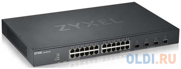 ZYXEL XGS1930-28 Hybrid Smart L2+ switch Zyxel Nebula Flex, 24xGE, 4xSFP+, silent (fanless), Standalone / cloud management 4348351479