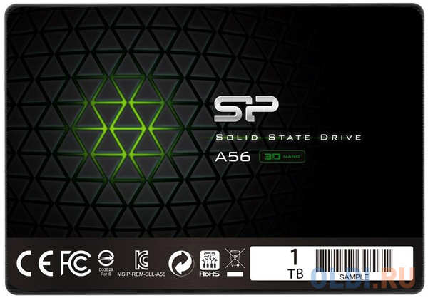 SSD накопитель Silicon Power A56 1 Tb SATA-III 4348356622