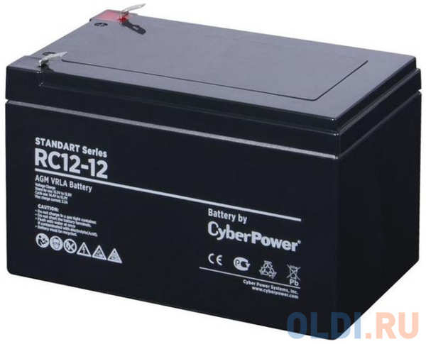 Battery CyberPower Standart series RC 12-12 / 12V 12 Ah 4348370760