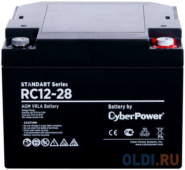 Battery CyberPower Standart series RC 12-28 / 12V 28 Ah
