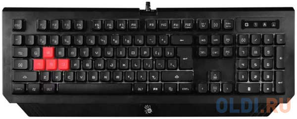 Клавиатура проводная A4TECH B120N USB черный 4348373397