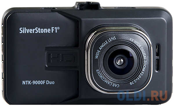 Видеорегистратор Silverstone F1 NTK-9000F Duo 3″ 320x240 120° microSD microSDHC датчик движения USB HDMI черный 4348387717
