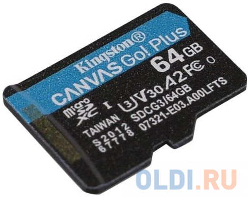 Карта памяти microSDXC 64Gb Kingston SDCG3/64GBSP 4348389181