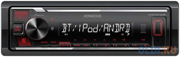 Автомагнитола Kenwood KMM-BT205 1DIN 4x50Вт